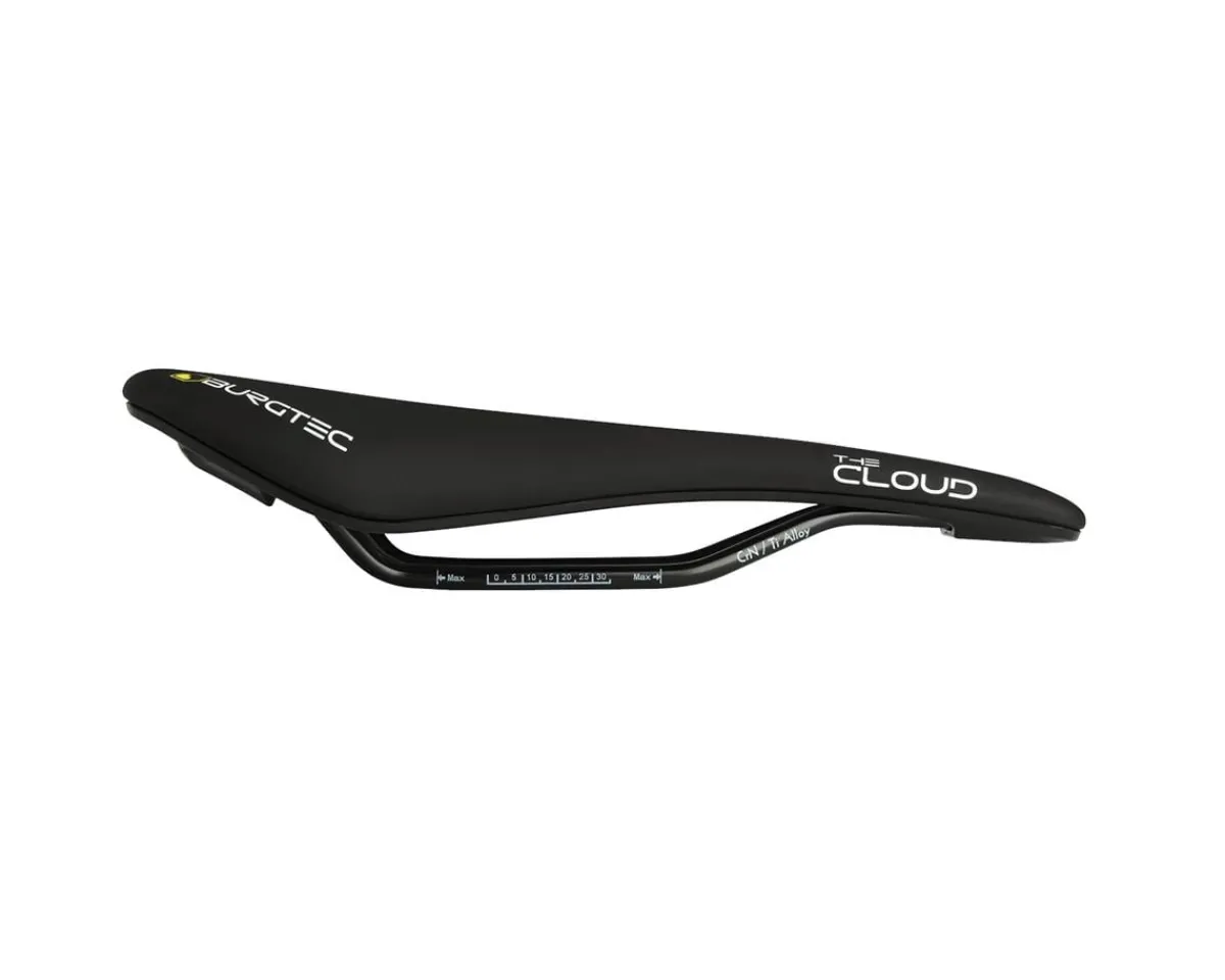 Burgtec Saddles & Seats|The Cloud MK2 Saddle (Black) (Ti Rail/Carbon Base)