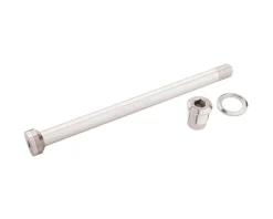 Burgtec Wheels & Parts|Transition 175mm UDH Rear Axle (Rhodium Silver)