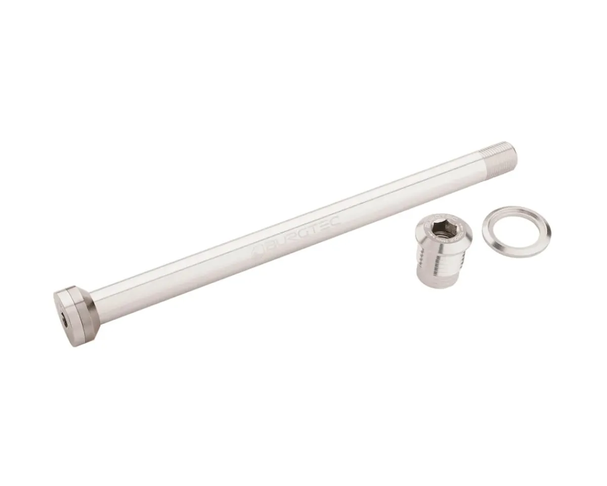 Burgtec Wheels & Parts|Transition 175mm UDH Rear Axle (Rhodium Silver)