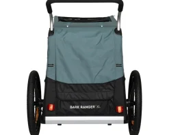 Burley Racks, Fenders, & Trailers|Bark Ranger Pet Bike Trailer & Stroller (Blue) (XL)