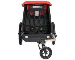 Burley Racks, Fenders, & Trailers|Honey Bee Bike Trailer & Stroller (Red)