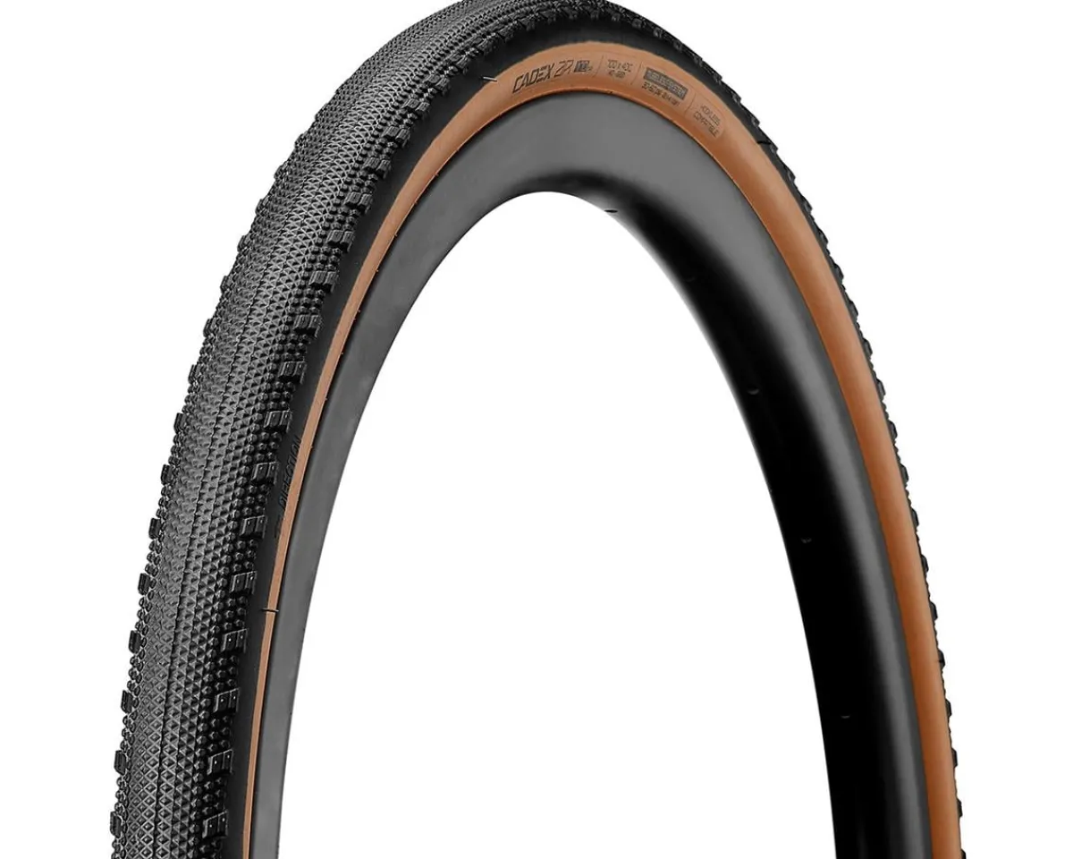 Cadex Tires|AR Tubeless Gravel Tire (Tan Wall) (700c) (40mm) (Folding) (AR-S Dual/Supple)