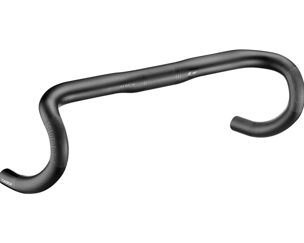 Cadex Handlebars|Race Carbon Road Handlebars (Black) (31.8mm) (38cm)