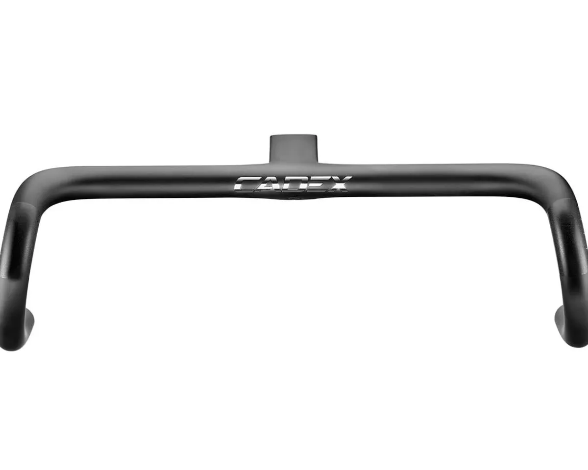 Cadex Handlebars|Race Integrated Road Carbon Handlebars (Black) (120mm) (41/44cm) (OverDrive/D-Shaped Steerer)