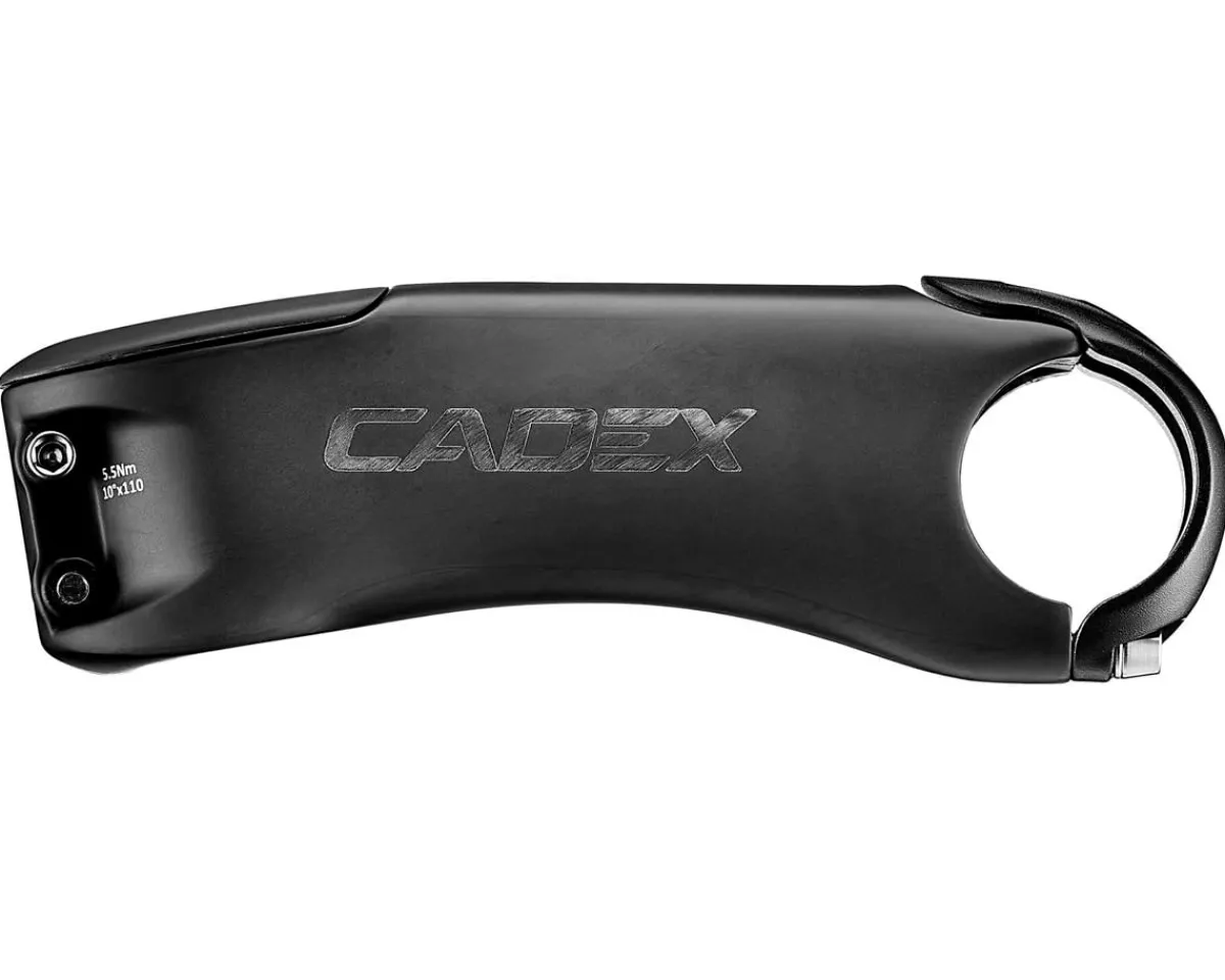 Cadex Stems & Parts|Race OD2 Stem (Satin Black) (31.8mm) (80mm) (10°) (1-1/4" Steerer)