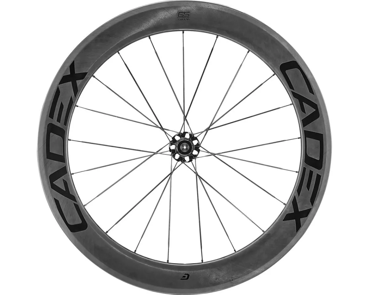 Cadex Wheels & Parts|65 Tubular Carbon Road Wheels (Shimano HG 11/12) (Rear) (QR x 130mm) (700c) (Black) (Rim Brake)