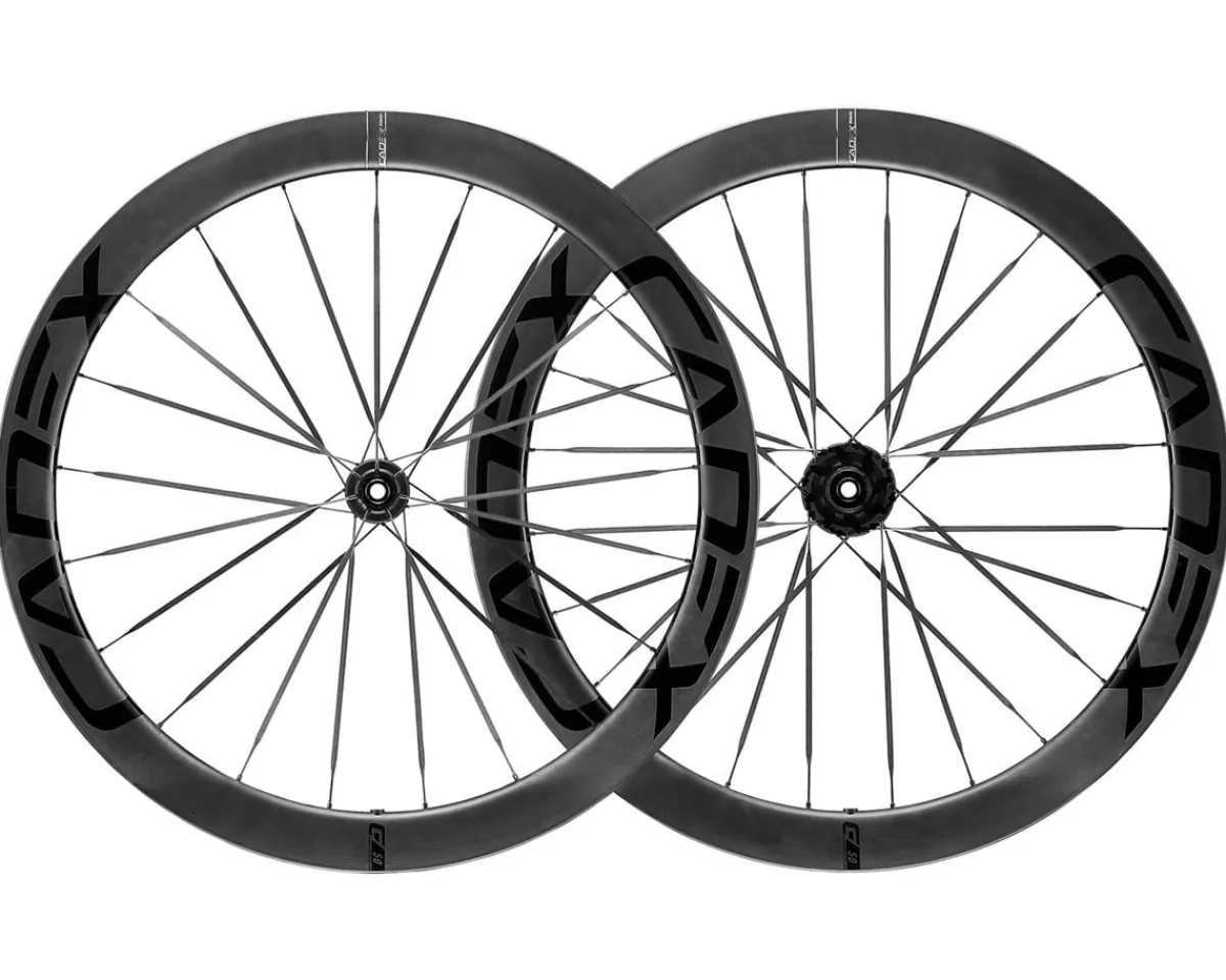 Cadex Wheels & Parts|50 Ultra Carbon Disc Road Wheels (Black) (SRAM XDR) (Rear) (12 x 142mm) (700c) (Tubeless) (Centerlock)
