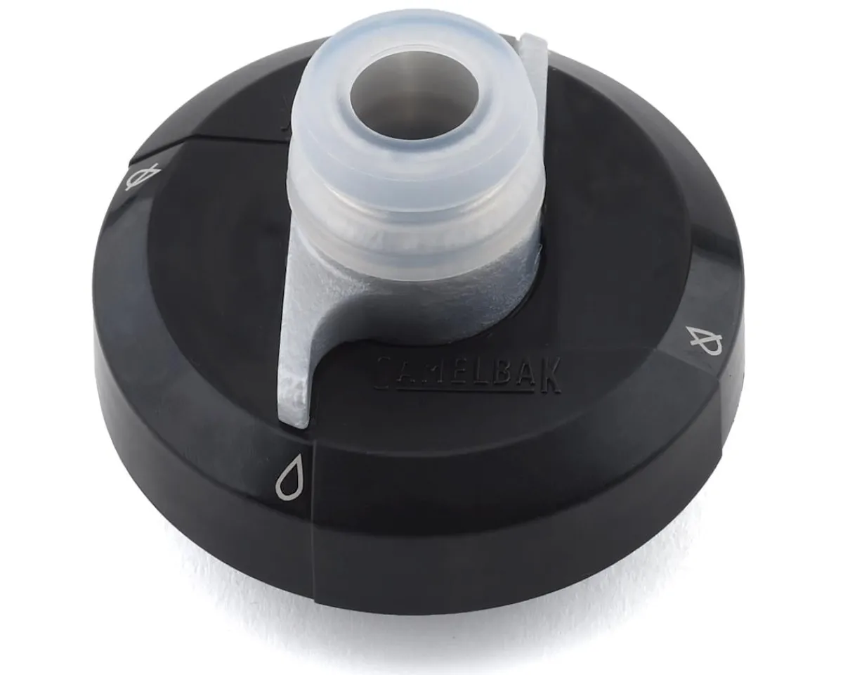 Camelbak Water Bottles|Podium and Peak Fitness Water Bottle Replacement Cap (Black)