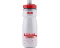 Camelbak Water Bottles|Podium Chill Insulated Water Bottle (Fiery Red/White) (21oz)