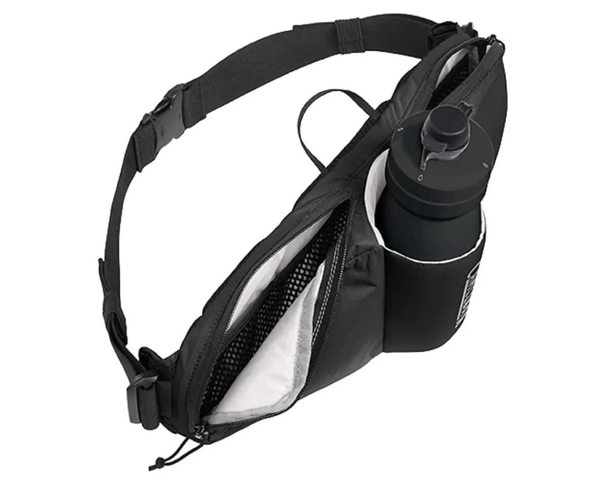 Camelbak Bags & Packs|Podium Flow 2 Waist Pack (Black) (w/ 21oz Podium Dirt Series Water Bottle)