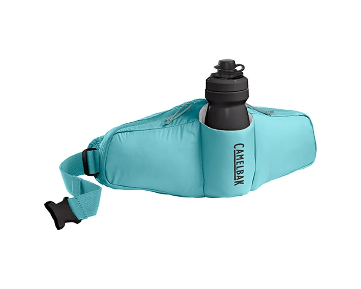 Camelbak Bags & Packs|Podium Flow 2 Waist Pack (Arctic Blue) (w/ 21oz Podium Dirt Series Water Bottle)