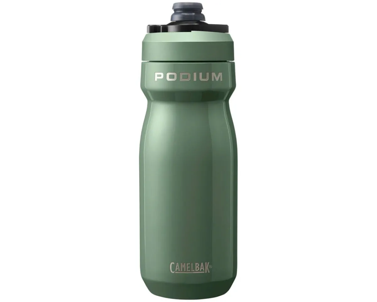 Camelbak Holiday Shopping|Water Bottles|Podium Steel Bike Bottle (Moss) (Insulated) (18oz)