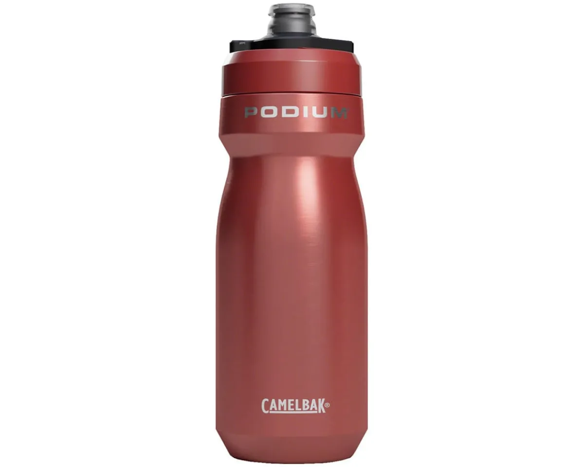 Camelbak Water Bottles|Podium Steel Bike Bottle (Sierra Red) (Insulated) (18oz)