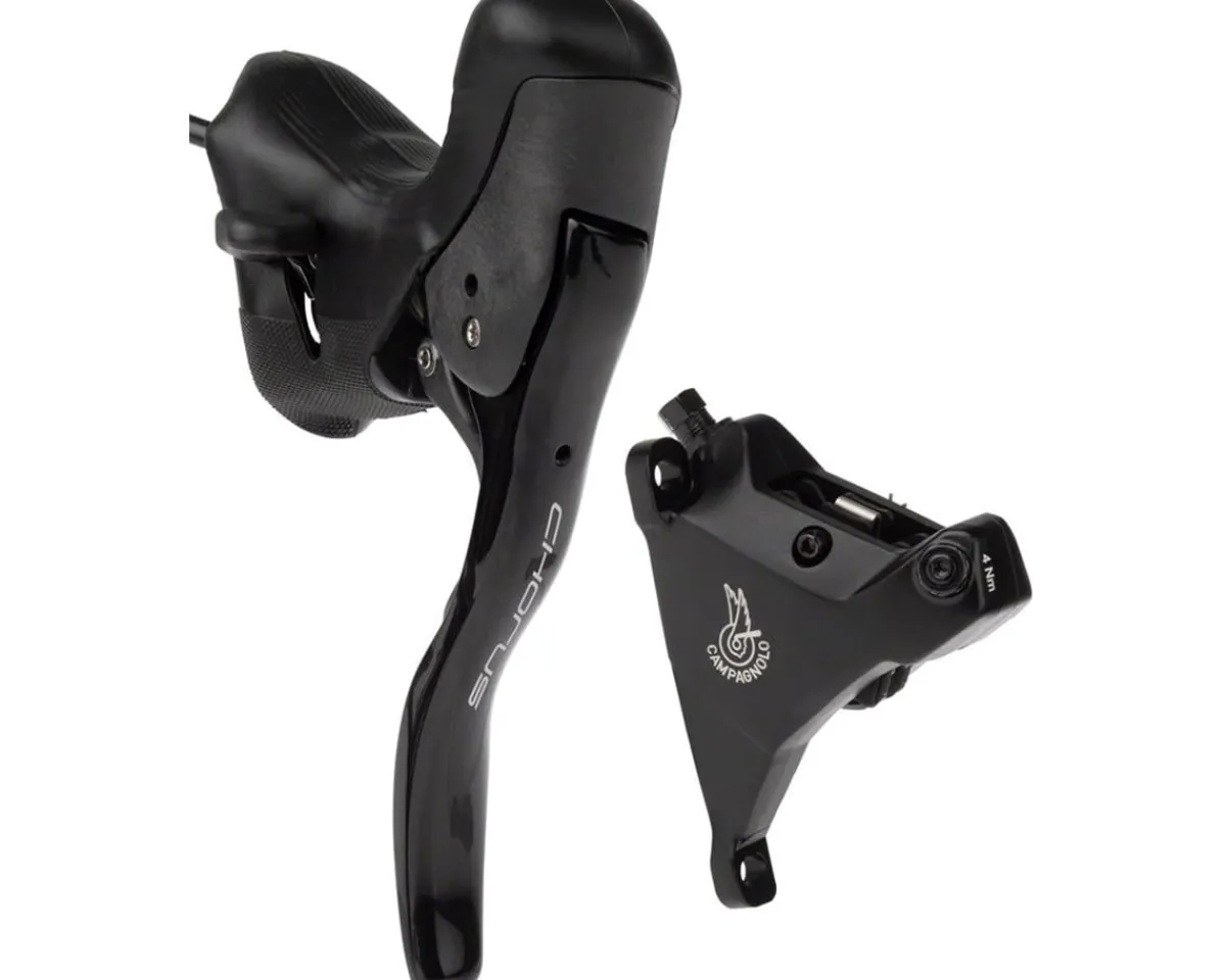 Campagnolo Brakes|Shifters|Chorus Ergopower Hydraulic Brake/Shift Lever Kit (Black) (160mm Caliper) (Left) (2x) (Flat Mount)