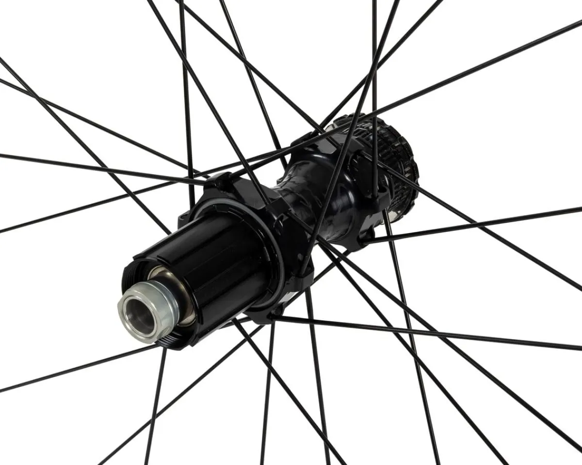 Campagnolo Wheels & Parts|Levante Carbon Gravel Wheelset (Black) (Shimano HG 11/12) (12x100mm, 12x142mm) (700c) (Centerlock) (Tubeless)