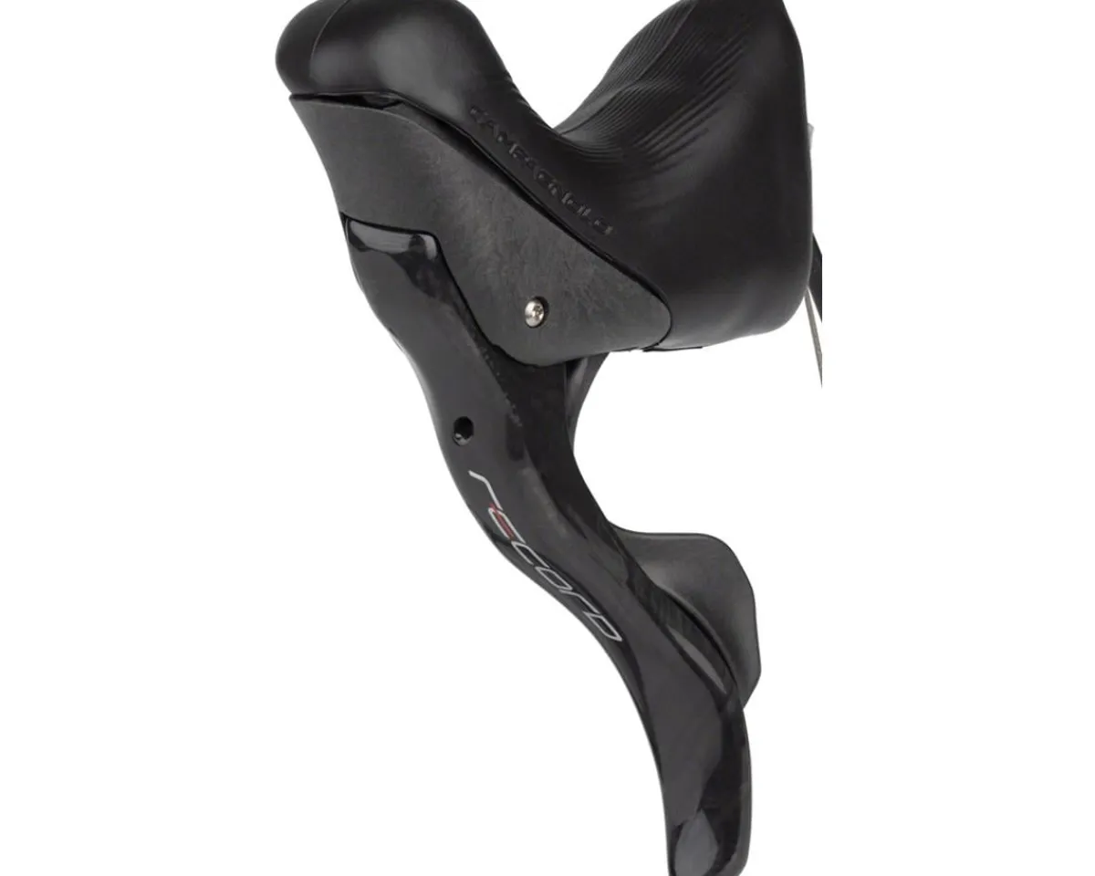 Campagnolo Brakes|Shifters|Record Ergopower Hydraulic Brake/Shift Lever Kit (Black) (160mm Caliper) (Left) (2x) (Flat Mount)