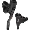Campagnolo Brakes|Shifters|Super Record Ergopower Hydraulic Brake/Shift Lever Kit (Black) (160mm Caliper) (Left) (2x) (Flat Mount)