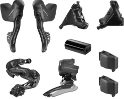 Campagnolo Groupsets|Super Record Wireless Groupset (Grey) (2 x 12 Speed)