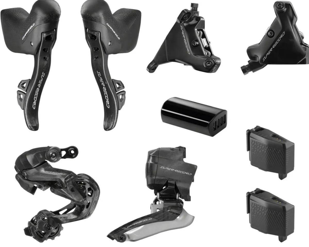 Campagnolo Groupsets|Super Record Wireless Groupset (Grey) (2 x 12 Speed)