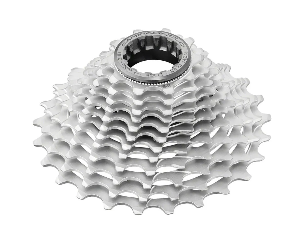 Campagnolo Cassettes|Super Record Wireless Cassette (Matte Silver) (10-25T) ( N3W)