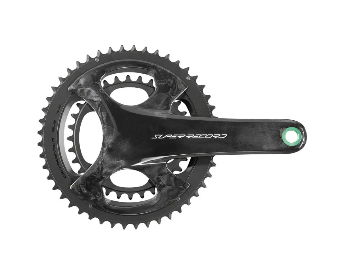 Campagnolo Cranksets & Parts|Super Record Wireless Crankset (Black) (2 x 12 Speed) (Ultra-Torque) (172.5mm) (48/32T)
