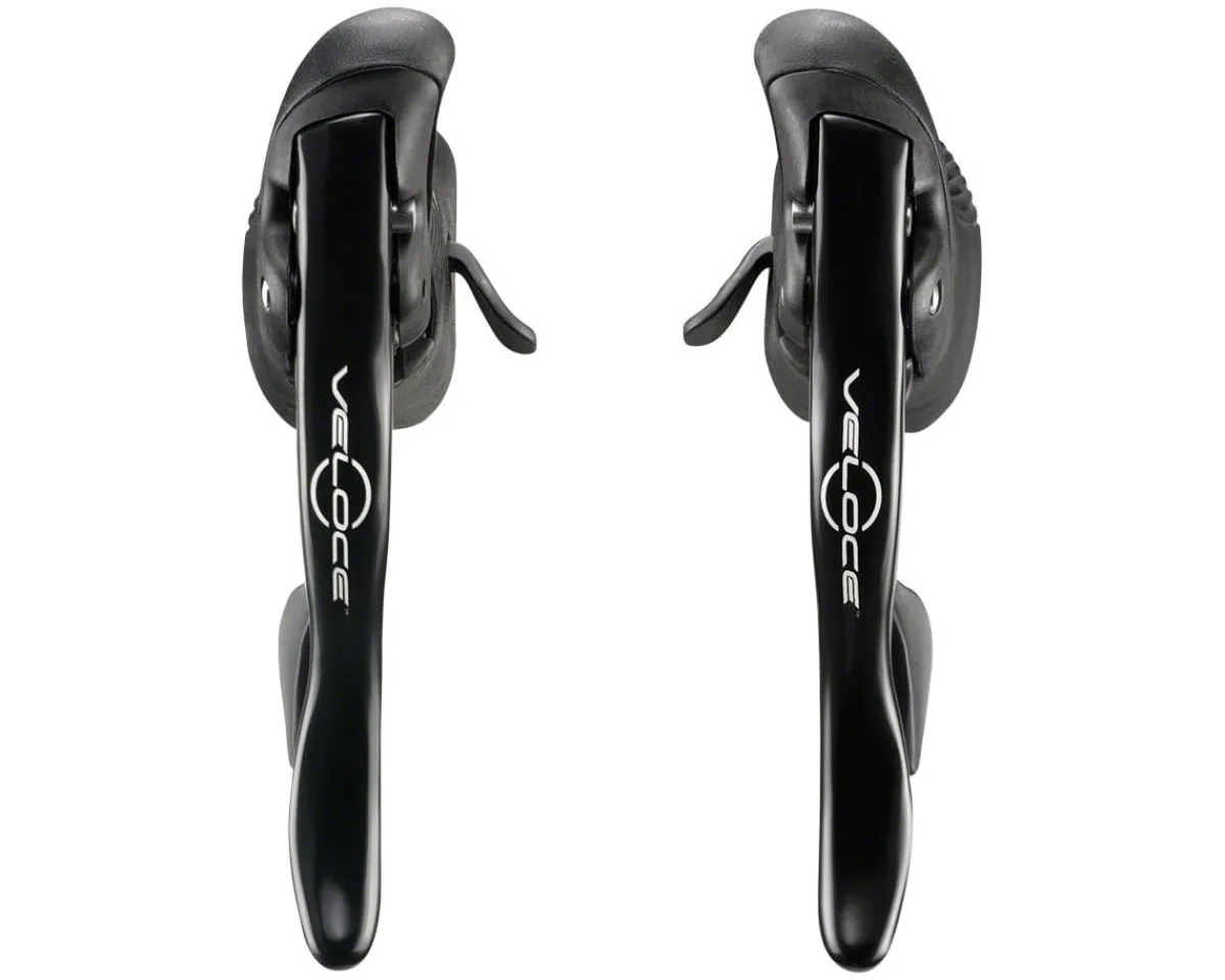 Campagnolo Brakes|Shifters|Veloce Ergopower Brake/Shift Levers (Black) (Pair) (2 x 10 Speed)