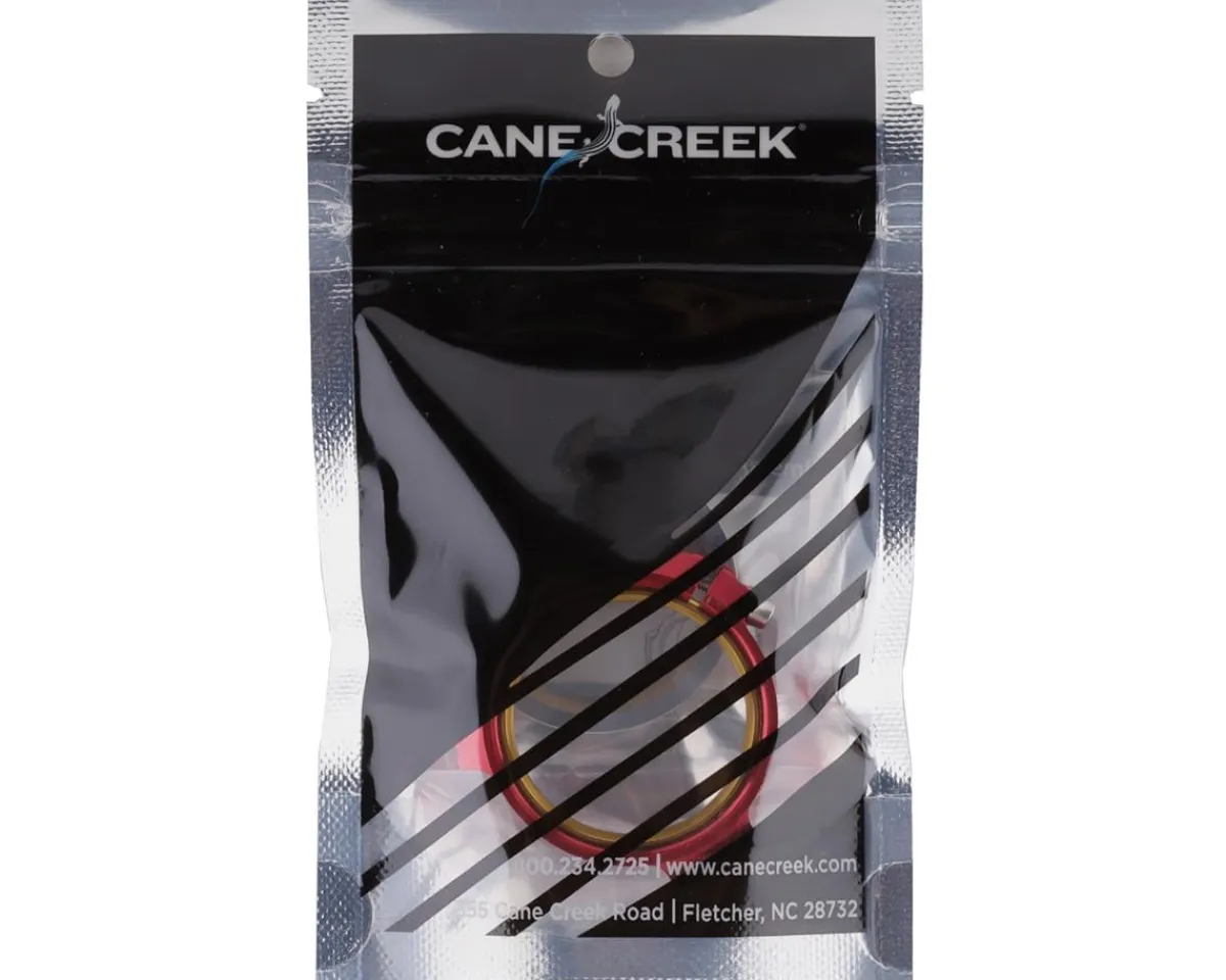 Cane Creek Cranksets & Parts|Alloy Preload Collar w/ Ti Bolt (Red) (For eeWings & 30mm Spindle SRAM/RaceFace Cranks)