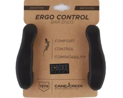 Cane Creek Handlebars|Ergo Control Bar Ends (Black) (Pair)