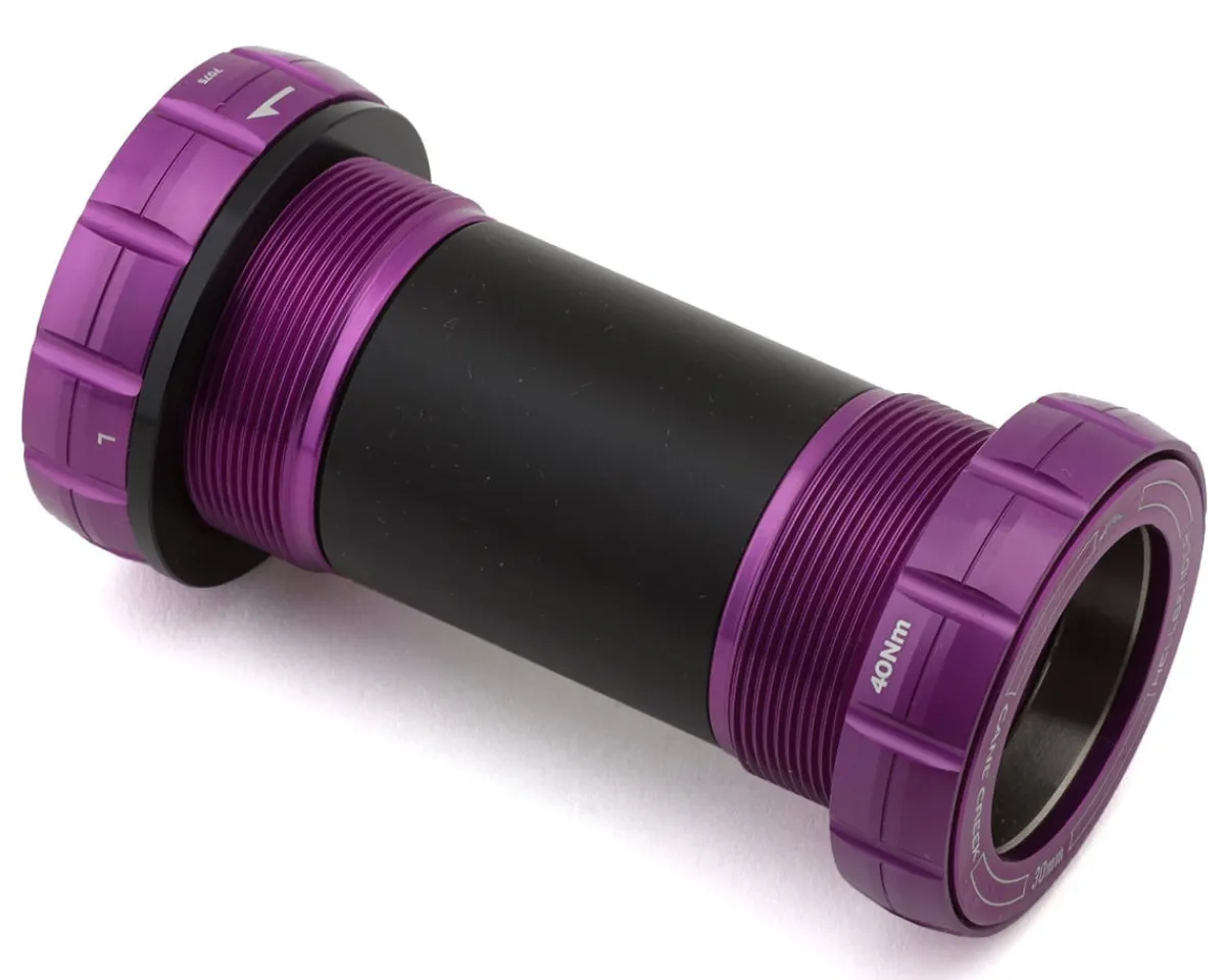 Cane Creek Bottom Brackets & Parts|Hellbender 70 Bottom Bracket (Purple) (BSA) (68/73mm) (30mm Spindle)