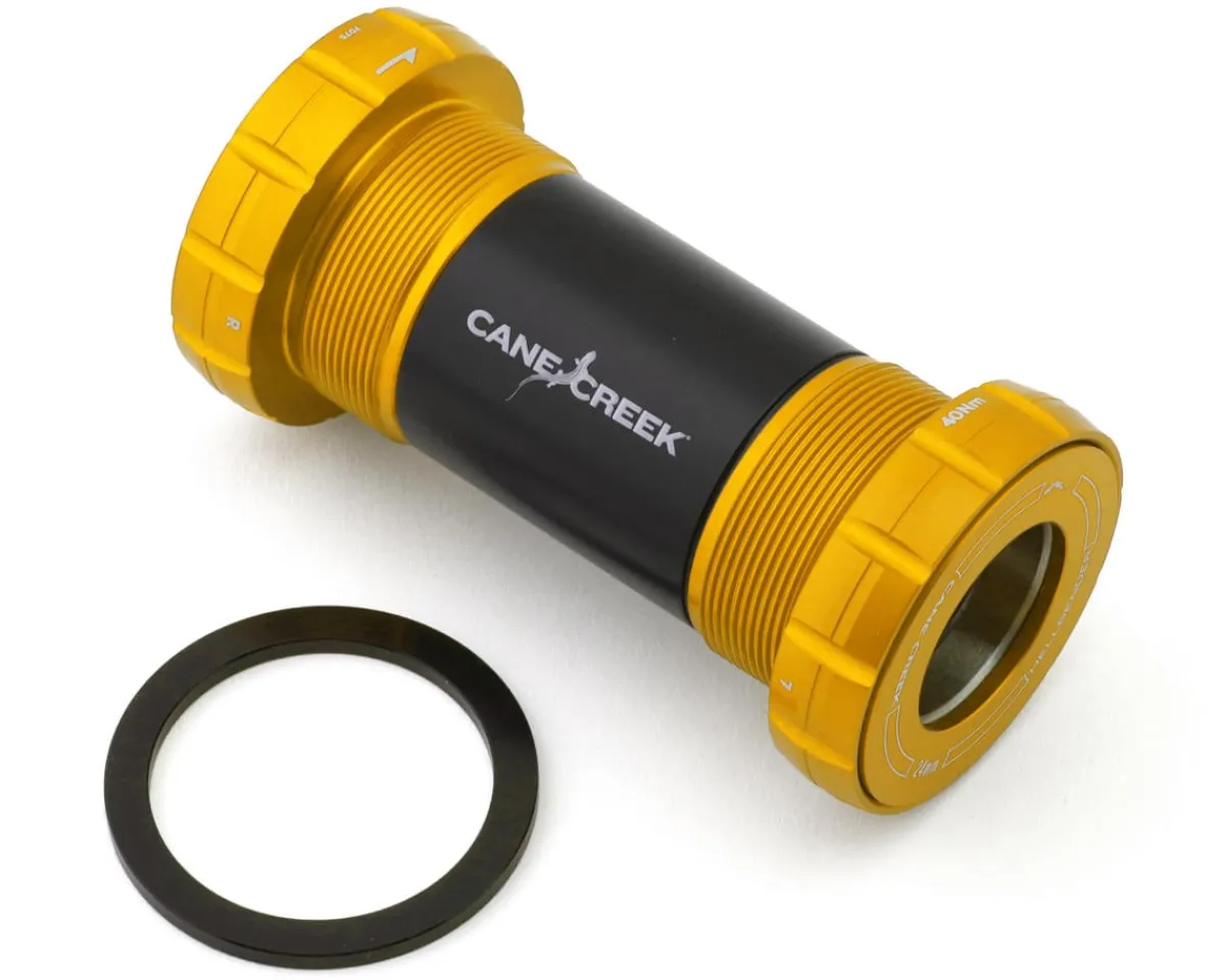 Cane Creek Bottom Brackets & Parts|Hellbender 70 Bottom Bracket (Gold) (BSA) (68/73mm) (24mm Spindle)