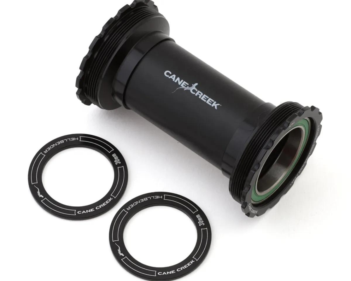 Cane Creek Bottom Brackets & Parts|Hellbender 70 Bottom Bracket (Black) (Internal T47) (85.5/89.5) (30mm Spindle)