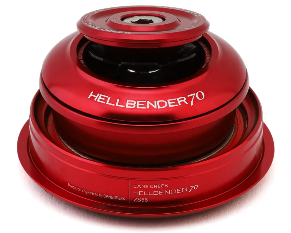 Cane Creek Headsets & Spacers|Hellbender 70 Headset (Red) (ZS44/28.6) (ZS56/40)