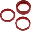 Cane Creek Headsets & Spacers|Interlok Headset Spacer Kit (Red) (1-1/8") (5/10mm)