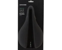 Cannondale Saddles & Seats|Holiday Shopping|Line S Cromo Flat Saddle (Black) (Chromoly Rails) (142mm)