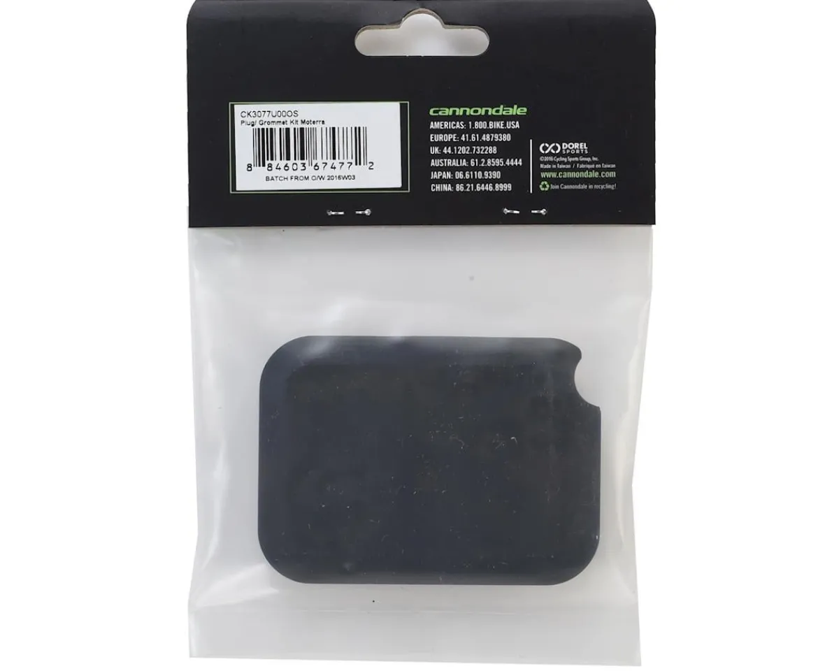 Cannondale Cables & Housing|Moterra Frame Plug & Grommet Kit (Black)