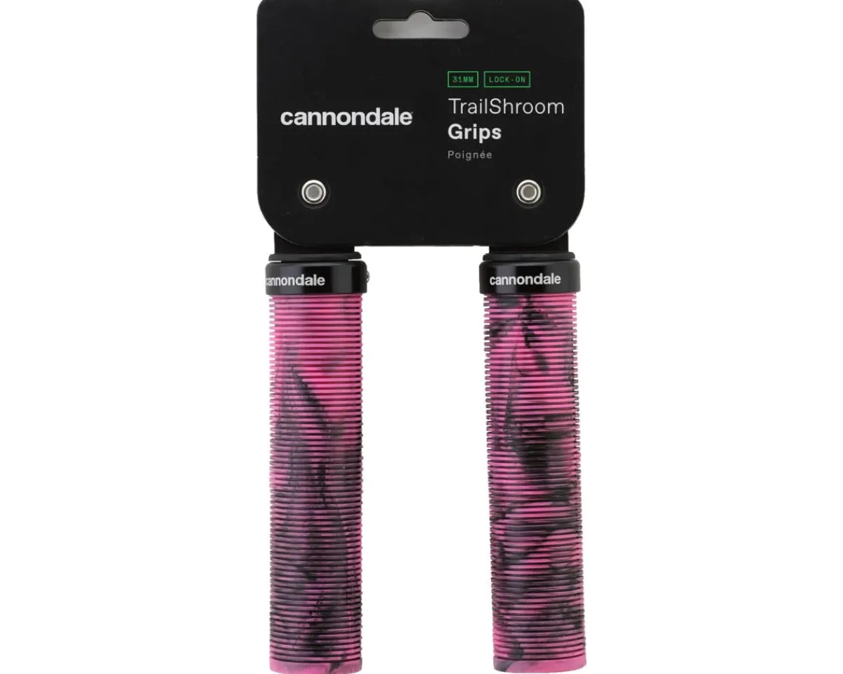 Cannondale Grips & Handlebar Tape|TrailShroom Locking Grips (Pink Black Camo)