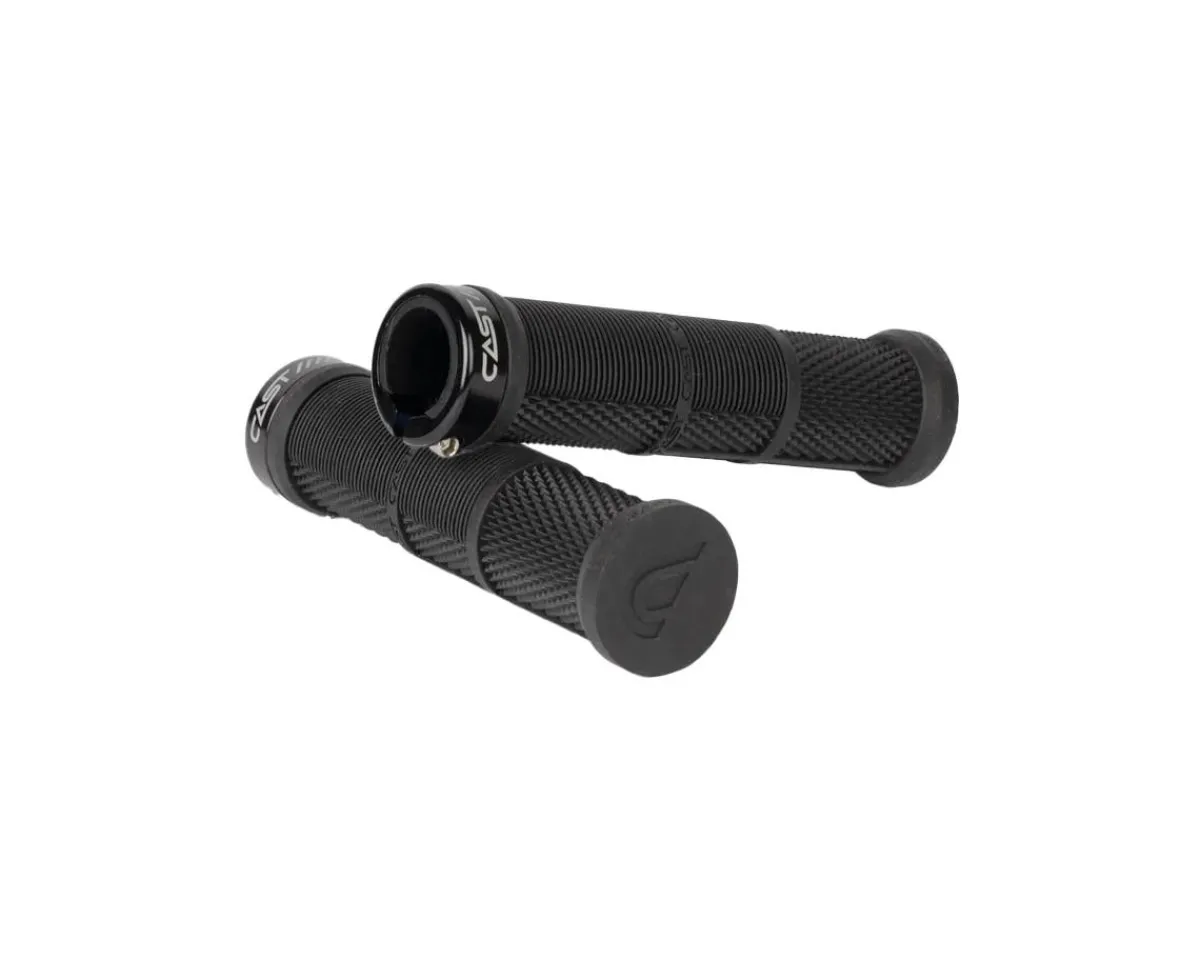 Cast Grips & Handlebar Tape|Bamba Greg Minnaar Lock-On Grips (Black)