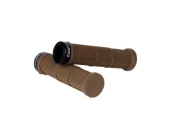 Cast Grips & Handlebar Tape|Bamba Greg Minnaar Lock-On Grips (Chestnut)