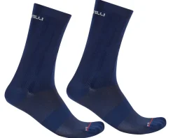 Castelli Clothing Accessories|Shoes, Socks, & Footwear|Aero Race Pro 20 Socks (Belgian Blue) (L/XL)