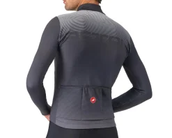 Castelli Clothing Sale|Jerseys|Apice Thermal Long Sleeve Jersey (Dark Grey/Smoky Grey/Silver Grey) (S)
