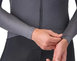 Castelli Clothing Sale|Jerseys|Apice Thermal Long Sleeve Jersey (Dark Grey/Smoky Grey/Silver Grey) (S)