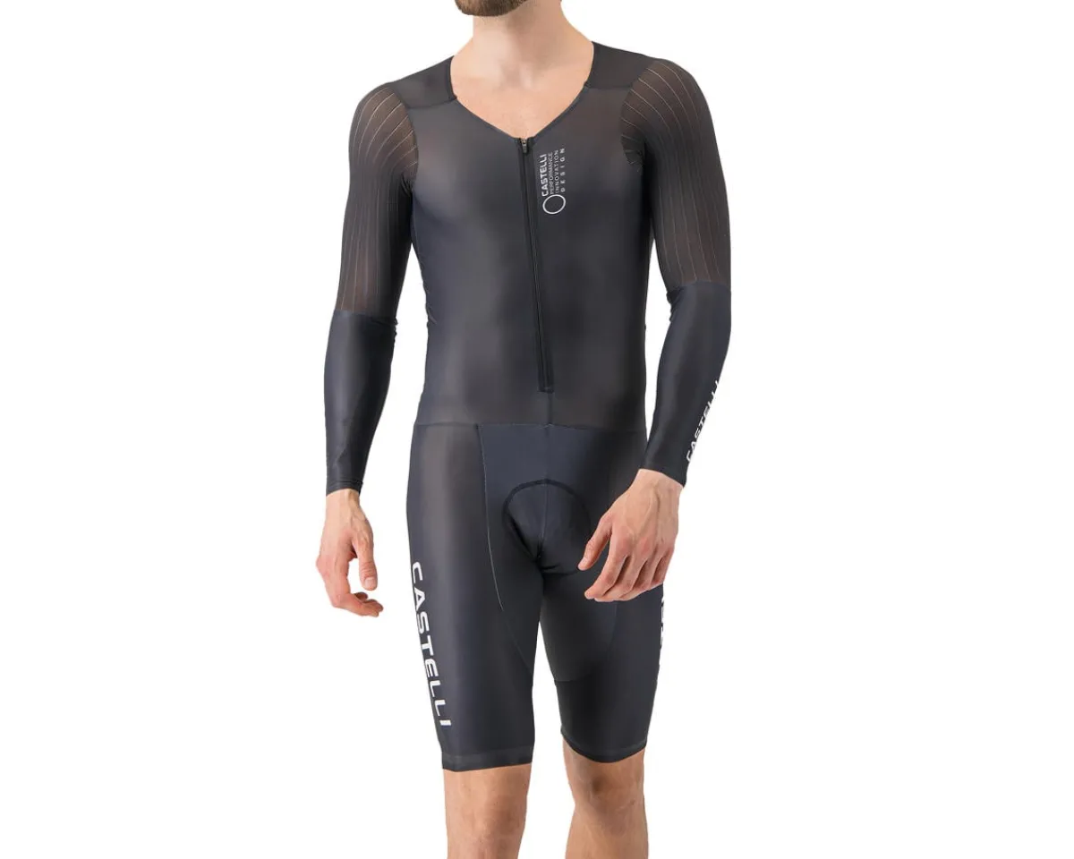 Castelli Shorts & Bibs|Body Paint V TT Speed Suit (Black) (S)