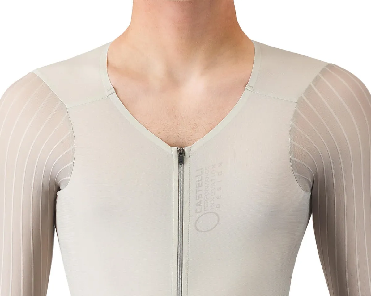 Castelli Shorts & Bibs|Body Paint V TT Speed Suit (Silver Moon/Clay/Smoky Grey) (S)