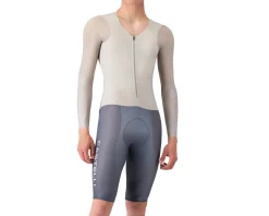 Castelli Shorts & Bibs|Body Paint V TT Speed Suit (Silver Moon/Clay/Smoky Grey) (S)