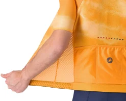 Castelli Jerseys|Climber's A/C Short Sleeve Jersey (Vivid Orange/Smoky Grey) (M)