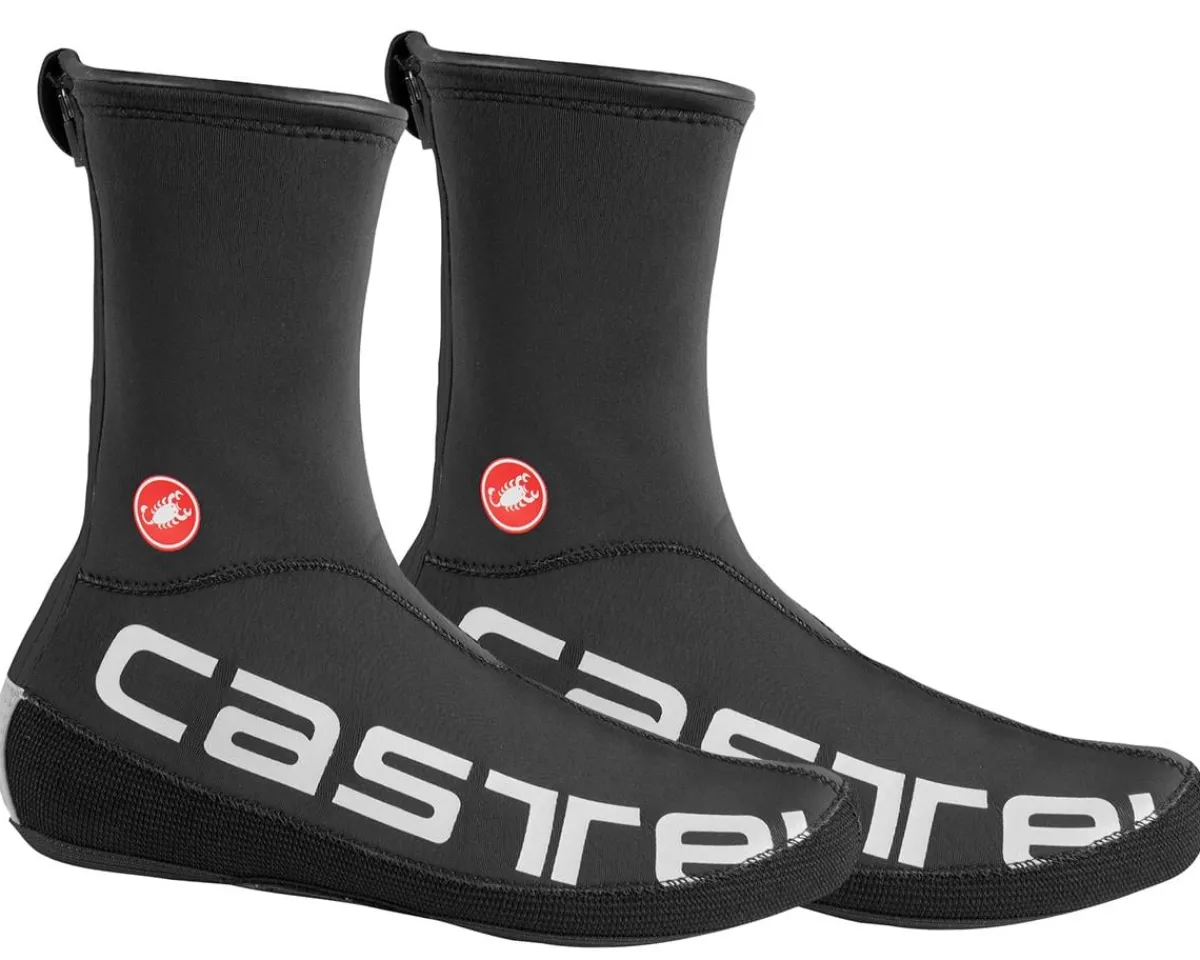 Castelli Clothing Sale|Clothing Accessories|Diluvio UL Shoe Covers (Black/Silver Reflex) (S/M)