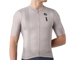 Castelli Jerseys|Summer Essentials|Drittone Logo Short Sleeve Jersey (Clay/Belgian Blue) (S)