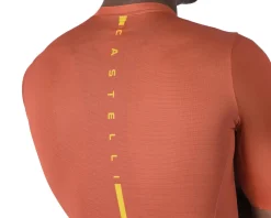 Castelli Jerseys|Summer Essentials|Drittone Logo Short Sleeve Jersey (Paprika/Mango Mojito) (S)