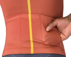 Castelli Jerseys|Summer Essentials|Drittone Logo Short Sleeve Jersey (Paprika/Mango Mojito) (S)