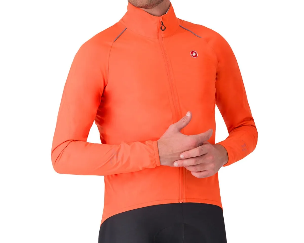 Castelli Jackets & Vests|Emergency 3 Rain Jacket (Brilliant Orange) (S)
